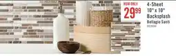 The Brick Smart Tiles Peel and Stick 4-Sheet 10 x 10 Backsplash - Bellagio Santi offer