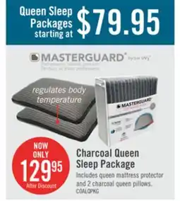 The Brick Masterguard Charcoal Queen Sleep Package offer