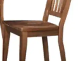 The Brick Cedar Dining Chair, Pine Wood, Slat Back - Brown offer