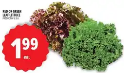 Metro RED OR GREEN LEAF LETTUCE offer