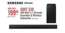 The Brick SAMSUNG 2.1 CH Dolby Digital 2.0 DTS Virtual:X Soundbar with Wireless Subwoofer (HW-C450/ZC) offer