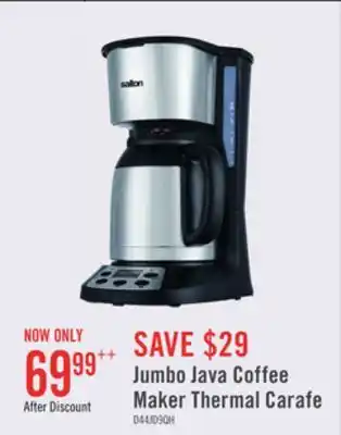 The Brick Salton Jumbo Java Coffee Maker Thermal Carafe - FC1667TH offer