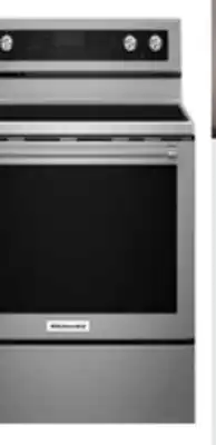 The Brick KitchenAid 6.4 Cu. Ft. Electric Range with AquaLift and Self-Clean - Stainless Steel - YKFEG500ESS offer