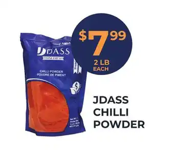 Food World Supermarket JDASS CHILLI POWDER offer