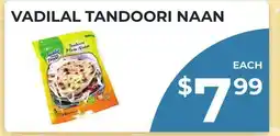 Food World Supermarket VADILAL TANDOORI NAAN offer