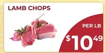 Food World Supermarket LAMB CHOPS offer