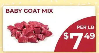 Food World Supermarket BABY GOAT MIX offer