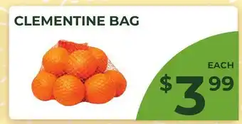 Food World Supermarket CLEMENTINE BAG offer