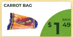 Food World Supermarket COUNTRY FRESH CARROT BAG offer