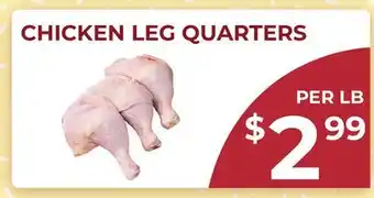 Food World Supermarket CHICKEN LEG QUARTERS offer