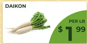 Food World Supermarket DAIKON offer