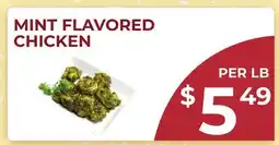 Food World Supermarket MINT FLAVORED CHICKEN offer