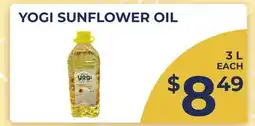 Food World Supermarket YOGI SUNFLOWER OIL offer