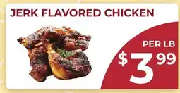 Food World Supermarket JERK FLAVORED CHICKEN offer