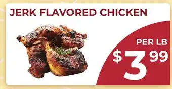 Food World Supermarket JERK FLAVORED CHICKEN offer