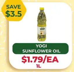 Food World Supermarket YOGI SUNFLOWER OIL offer