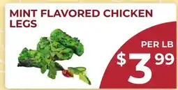 Food World Supermarket MINT FLAVORED CHICKEN LEGS offer