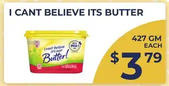 Food World Supermarket I CANT BELIEVE ITS BUTTER offer