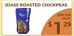 Food World Supermarket JDASS ROASTED CHICKPEAS offer