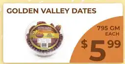 Food World Supermarket GOLDEN VALLEY DATES offer