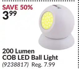 Princess Auto 200 Lumen COB LED Ball Light offer