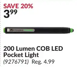 Princess Auto 200 Lumen COB LED Pocket Light offer