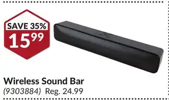 Princess Auto Wireless Sound Bar offer