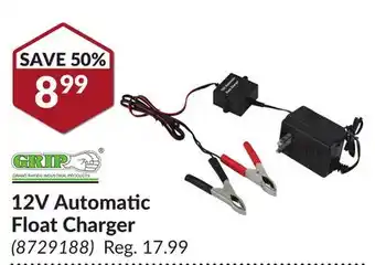 Princess Auto GRAND RAPIDS INDUSTRIAL PRODUCTS 12V Automatic Float Charger offer