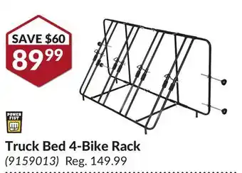 Princess Auto Truck Bed 4-Bike Rack offer