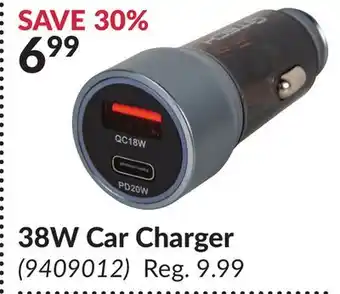 Princess Auto 38W Car Charger offer