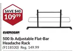 Princess Auto 500 lb Adjustable Flat-Bar Headache Rack offer