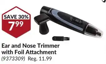 Princess Auto Ear and Nose Trimmer with Foil Attachment offer