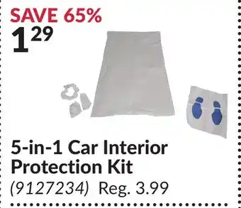 Princess Auto 5-in-1 Car Interior Protection Kit offer