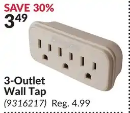 Princess Auto 3-Outlet Wall Tap offer