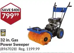 Princess Auto 32 in. Gas Power Sweeper offer