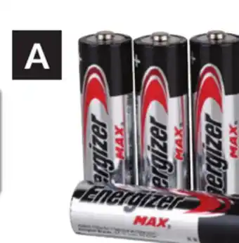 Princess Auto 4 PK AA Energizer Max Batteries offer