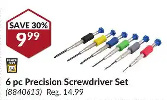 Princess Auto 6 pc Precision Screwdriver Set offer