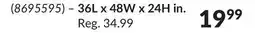 Princess Auto 36L x 48W x 24H in offer