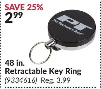 Princess Auto 48 in. Retractable Key Ring offer