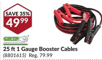 Princess Auto 25 ft1 Gauge Booster Cables offer