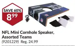 Princess Auto NFL Mini Cornhole Speaker offer