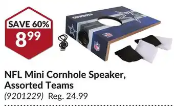 Princess Auto NFL Mini Cornhole Speaker offer