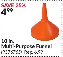 Princess Auto 10 in. Multi-Purpose Funnel offer