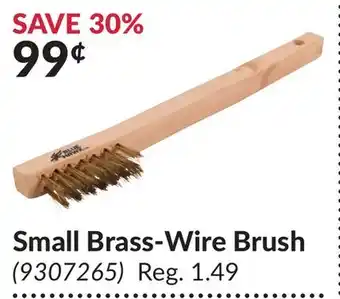 Princess Auto Small Brass-Wire Brush offer