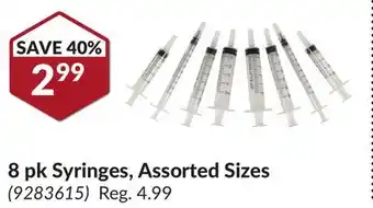 Princess Auto 8 pk Syringes, Assorted Sizes offer