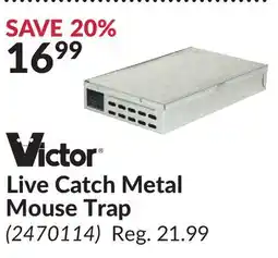 Princess Auto Live Catch Metal Mouse Trap offer