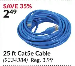 Princess Auto 25 ft Cat5e Cable offer