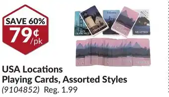 Princess Auto USA Locations Playing Cards, Assorted Styles offer