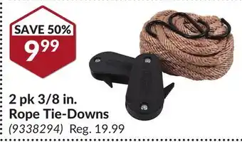 Princess Auto 2 pk 3/8 in. Rope Tie-Downs offer