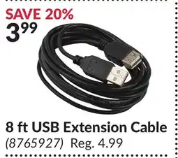 Princess Auto 8 ft USB Extension Cable offer